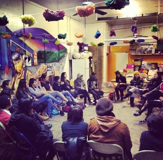 Dialogue on the Zapatistas at the Eastside Cafe.